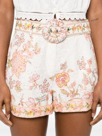 Hemant & Nandita Shorts With Buckle Belt