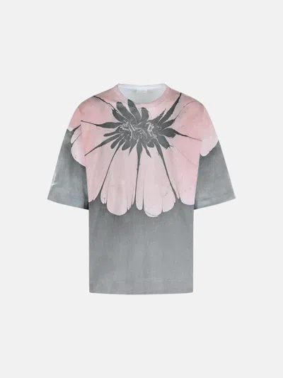 Dries Van Noten 'hen' Grey Cotton T-shirt In Grey