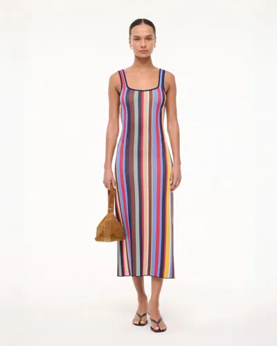 Staud Katie Dress Market Stripe