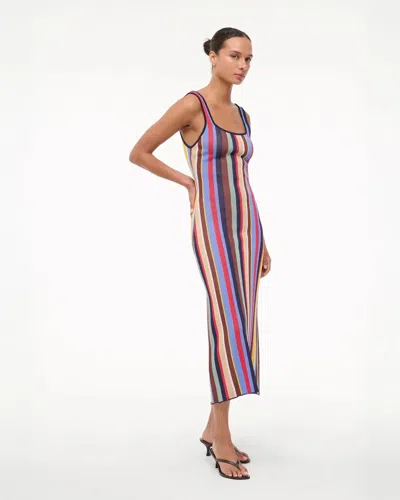 Staud Katie Dress Market Stripe