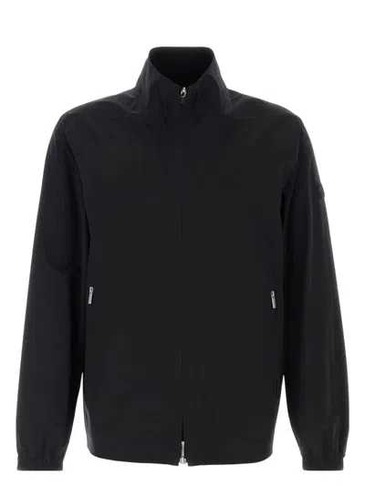 Moncler Black Stretch Nylon Frene Windbreaker