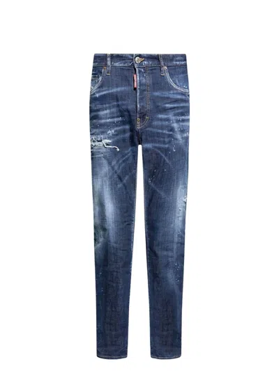 Dsquared2 Straight Jeans With A Lived-in Effect
