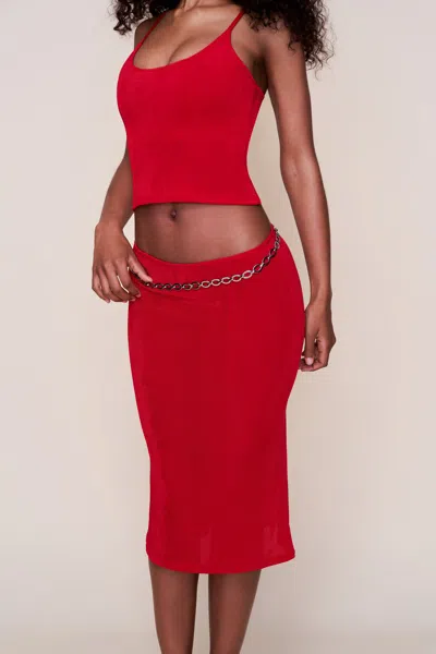 Danielle Guizio Ny Selene Midi Skirt
