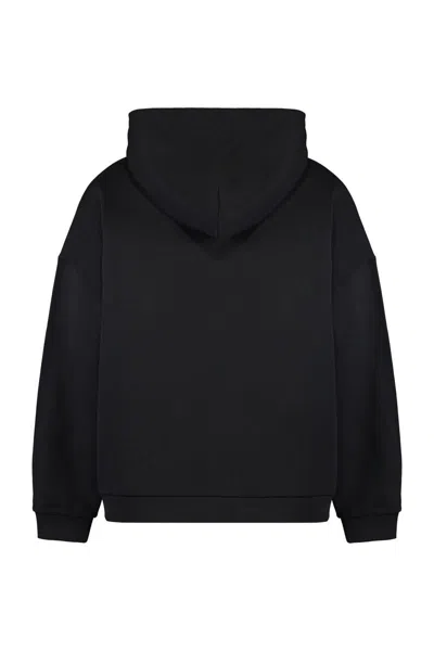 Palm Angels Crystal Pin-up Graphic Hoodie