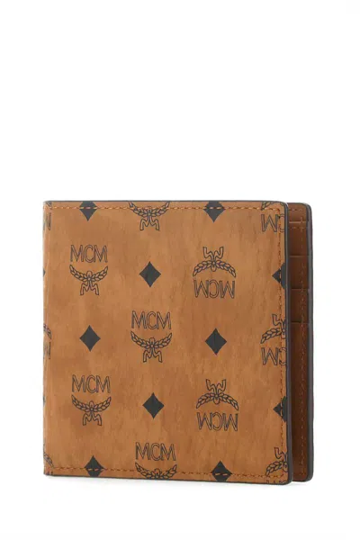Mcm Small Monogram-print Bi-fold Wallet