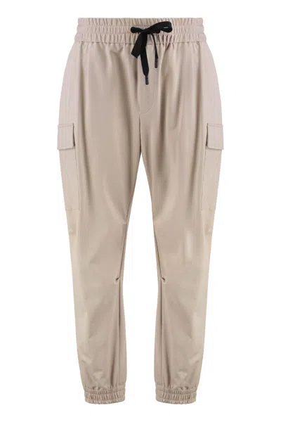 Dolce & Gabbana Cargo Trousers With Elastic Waistband And Cuffs