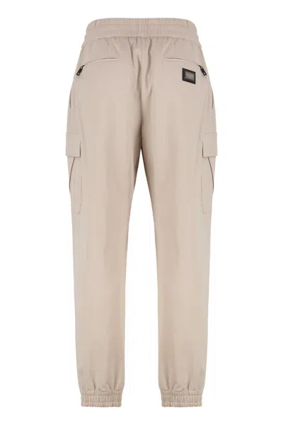 Dolce & Gabbana Cargo Trousers With Elastic Waistband And Cuffs