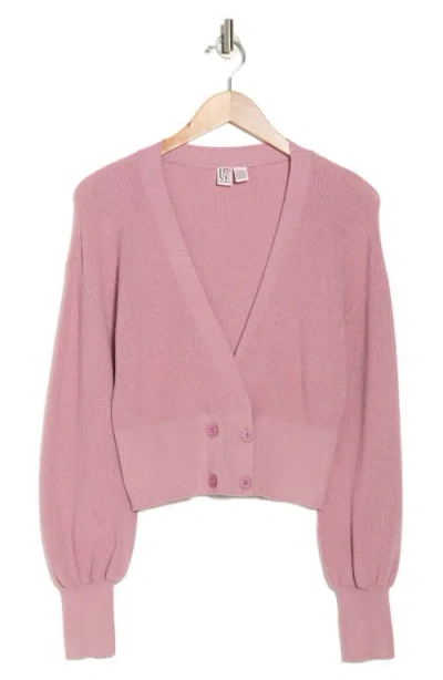 Love By Design Juliet Double Breasted Crop Cardigan