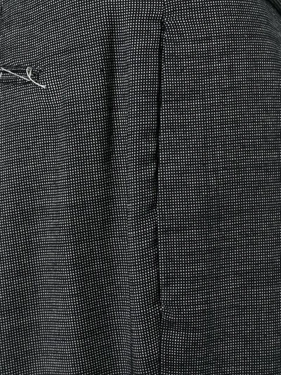 Shop Pence Front Pleat Trousers - Black