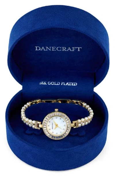 Danecraft Womens Gold Tone Bracelet Watch Dc11813g-42-e27