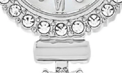 Danecraft Womens Silver Tone Bracelet Watch Dc11810s-42-e28 In Brown