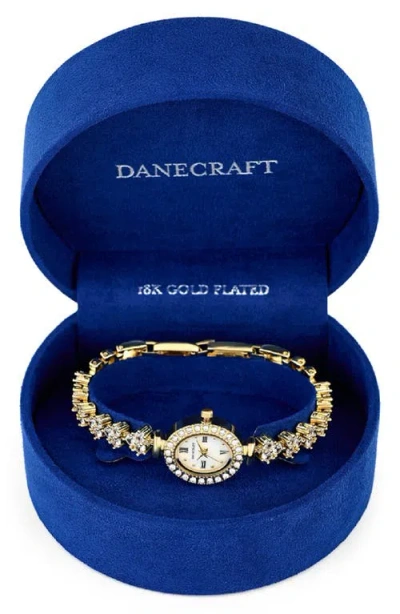 Danecraft Womens Gold Tone Bracelet Watch Dc11809g-42-e27