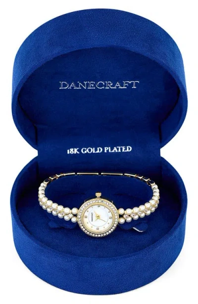 Danecraft Womens Gold Tone Bracelet Watch Dc09388g-42-e28