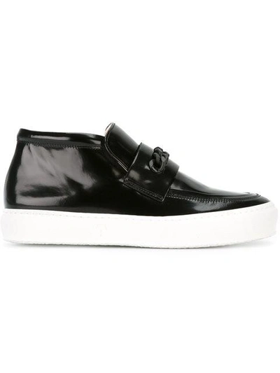 Robert Clergerie 'tone' Sneakers In Black