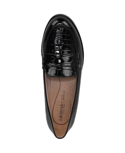Lifestride Women's Zee Slip On Penny Loafers In Black