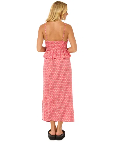 Rip Curl Juniors' Cala Mayor Midi Skirt In Red