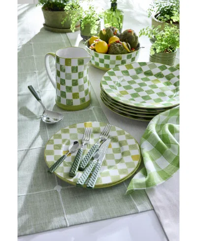 Mackenzie-childs Check Dinner Plate