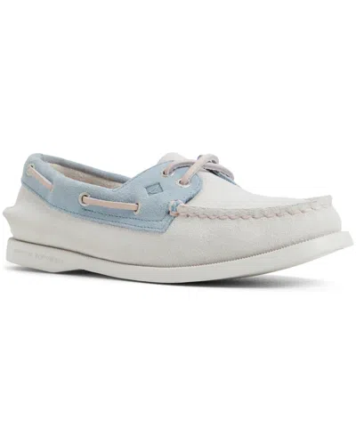 Sperry Authentic Original 2 Eye Boat Shoe In Blue
