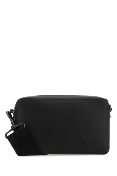 Valentino Black Leather Vltn Crossbody Bag