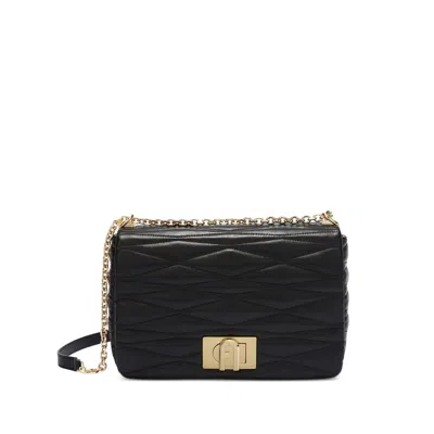Furla Black 1927 M Shoulder Bag In Black
