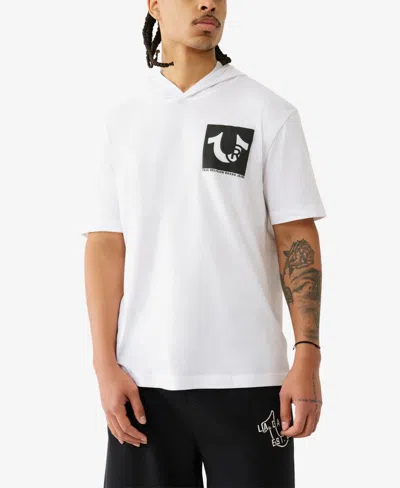 True Religion Men's Short Sleeve Hooded T-shirt