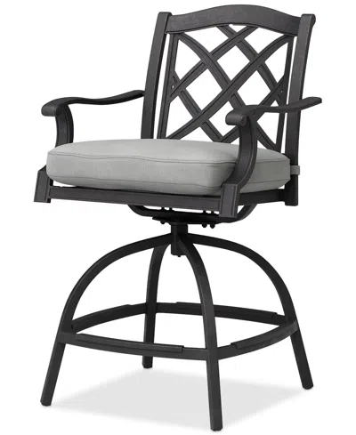 Agio Wythburn Outdoor Firepit Bar Height Bar Stool, Created For Macy's