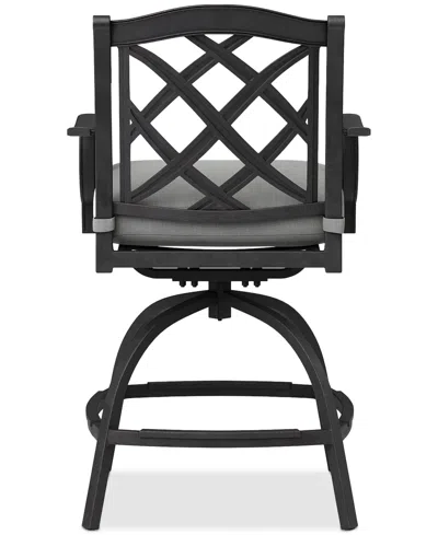 Agio Wythburn Outdoor Firepit Bar Height Bar Stool, Created For Macy's