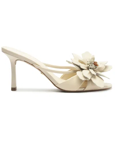 Arezzo Women's Daisy Mid Stiletto Slip-on Sandals