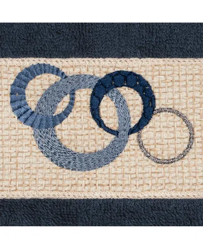 Linum Home Turkish Cotton Annabelle Embellished Washcloth