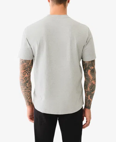 True Religion Men's Short Sleeve Embroidery League T-shirt In Gray