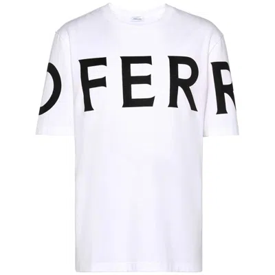 Ferragamo White Oversize Cotton T-shirt