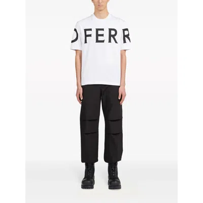 Ferragamo White Oversize Cotton T-shirt