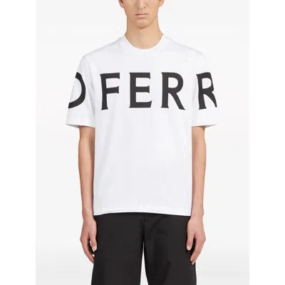 Ferragamo White Oversize Cotton T-shirt