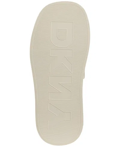 Dkny Orion Mesh Platform Slide Sandal In Neutral