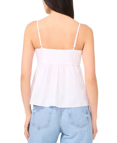 1.state Women's Cotton Tie-front Camisole In White
