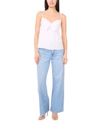 1.state Women's Cotton Tie-front Camisole In White