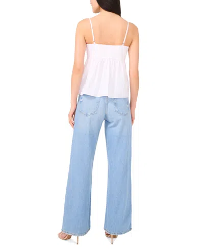 1.state Women's Cotton Tie-front Camisole In White
