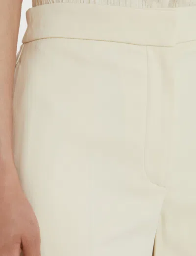 Joseph Womens Seashell Temple Cropped Stretch-gabardine Trousers