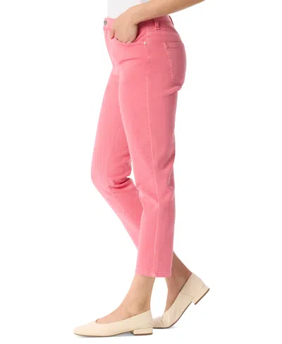 Gloria Vanderbilt Amanda Womens High Rise Regular Fit Ankle Jean In Pink