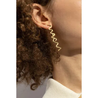 Marni Symbol Drop Earrings In Gold