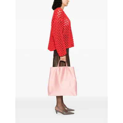Shop Carven Pink Tote Bags