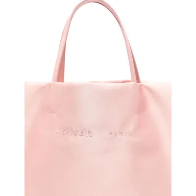 Shop Carven Pink Tote Bags