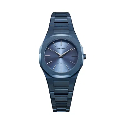 D1 Milano Watch Ultra Thin 30mm In Blue
