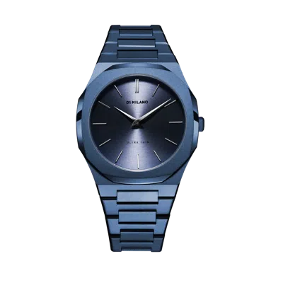 D1 Milano Watch Ultra Thin Bracelet 40 Mm In Blue