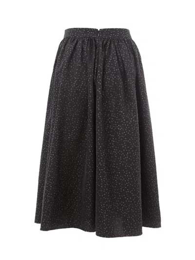 Lardini Long Skirt With Micro Applications