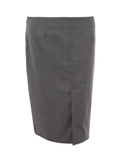 Lardini Pipe Skirt In Wool