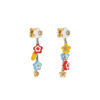 Marc Jacobs The Enamel Wild Daisy Statement Earrings