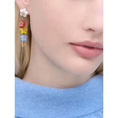 Marc Jacobs The Enamel Wild Daisy Statement Earrings