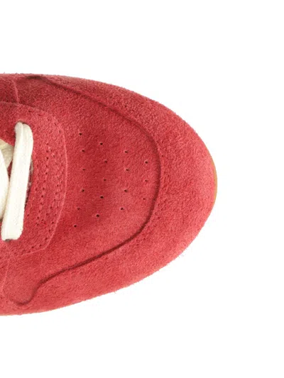 Autry Windspin Sneakers In Suede And Parrot Leather And Rutabaga
