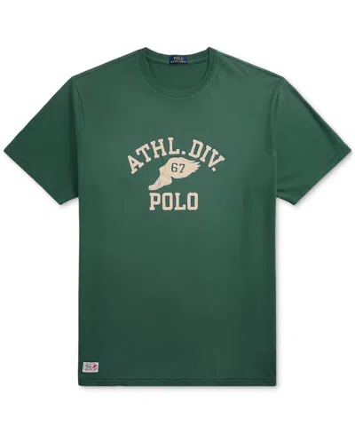 Polo Ralph Lauren Men's Big & Tall Jersey Graphic T-shirt In Green